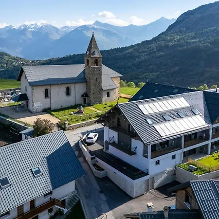 New Triplex Near Slopes Balcony & View Apartment Albiez-Montrond